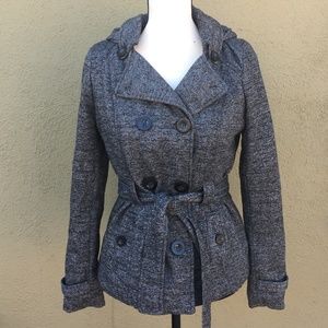 Ashley Outwear Lined Jacket with Belt Size M
